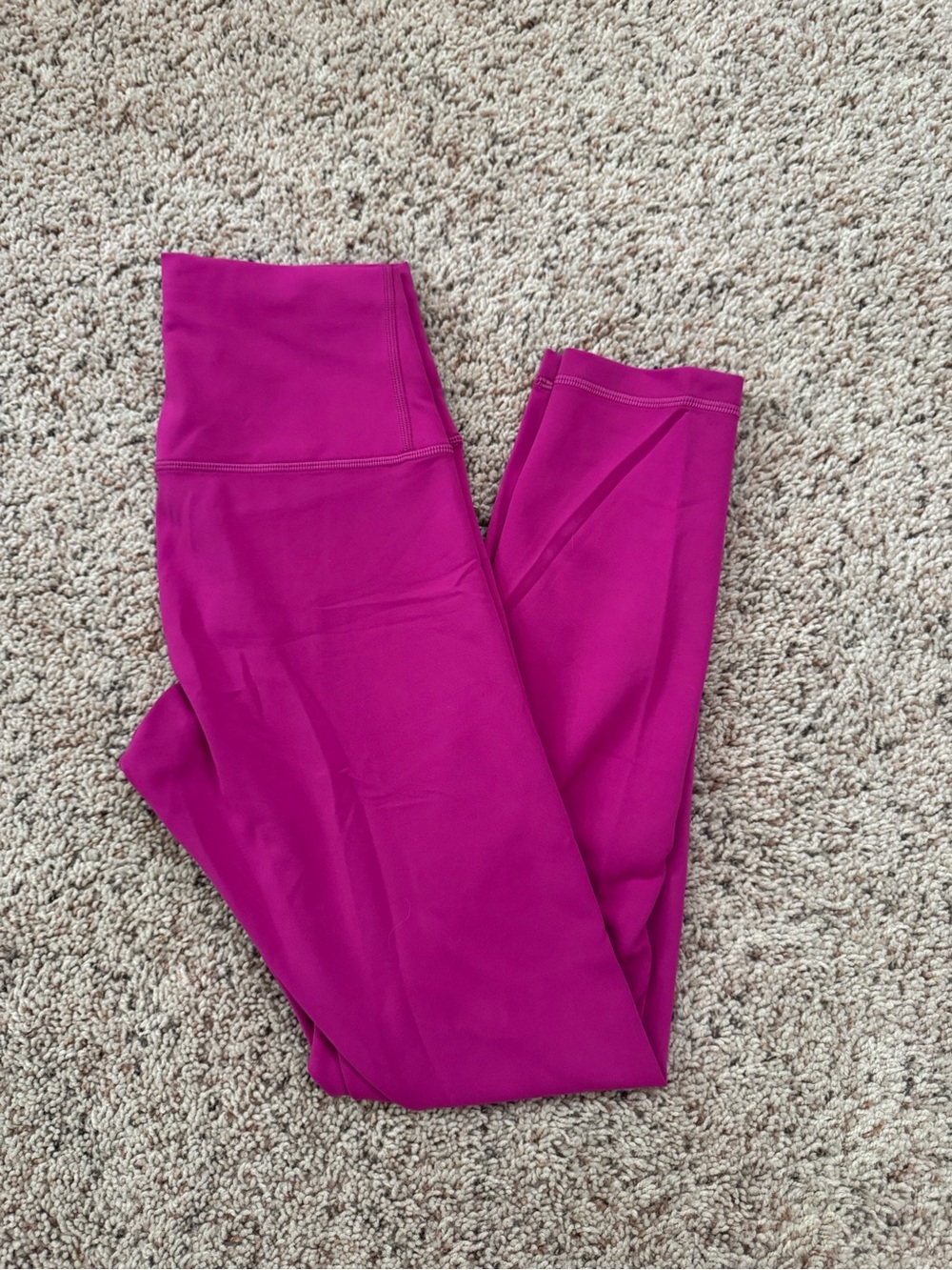 lululemon wunder under Magenta/Pink High-Rise Leggings